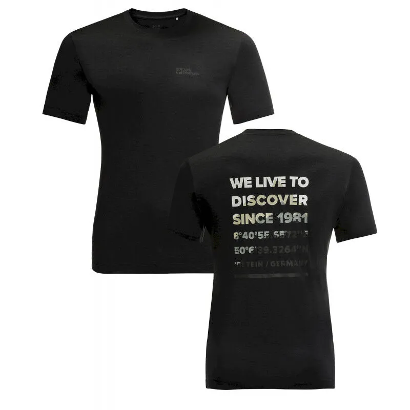 Jack Wolfskin Hiking S/S T - T-Shirt - Herren | Hardloop
