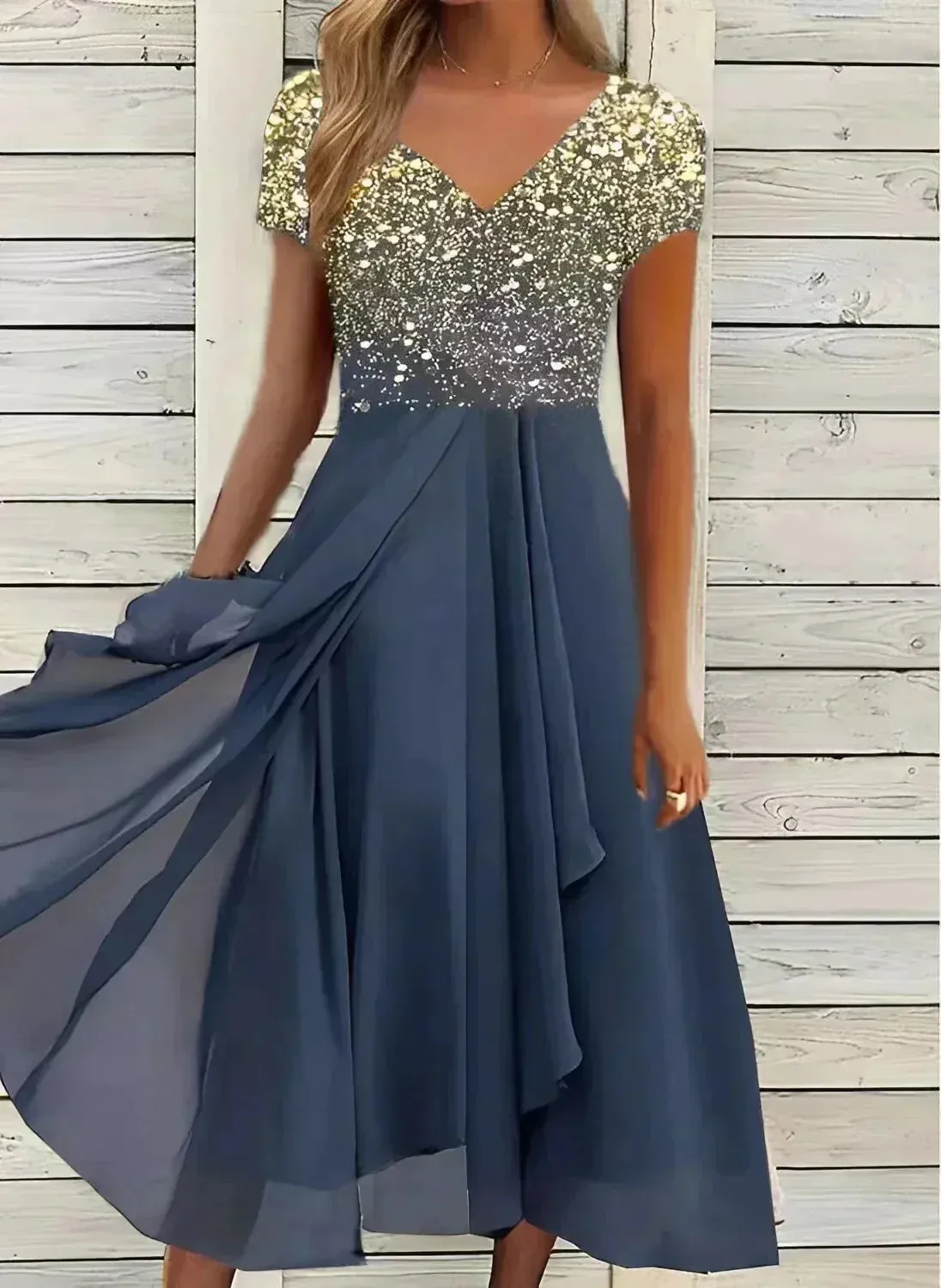 Mode Zaya Chiffon Feestjurk