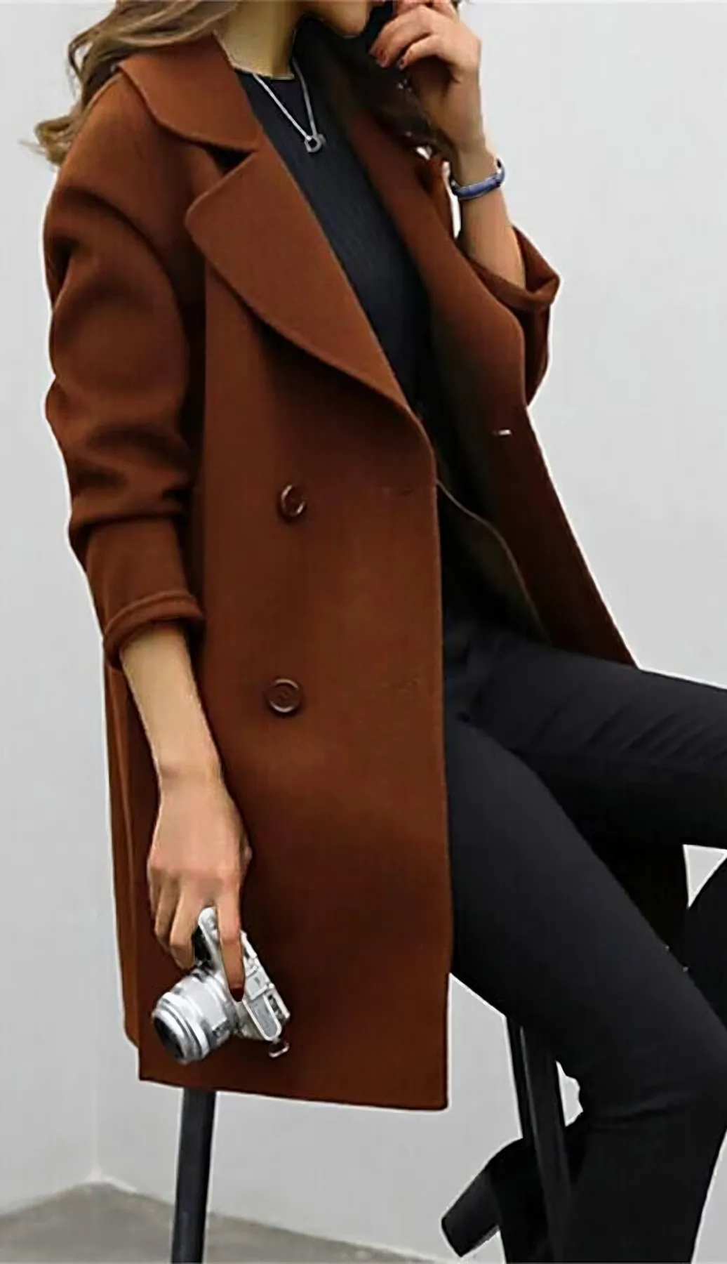 Stazie | Langer Trenchcoat